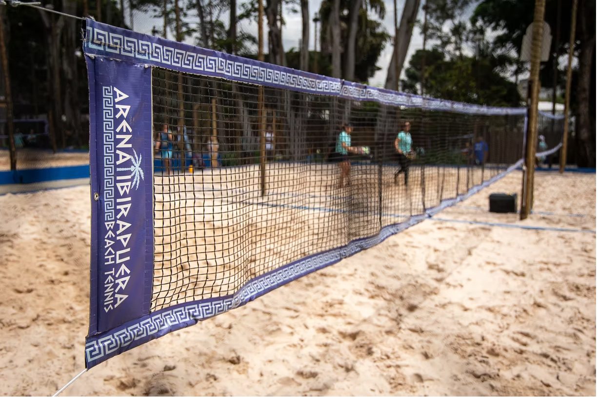Quadra de beach tennis da Arena Ibirapuera